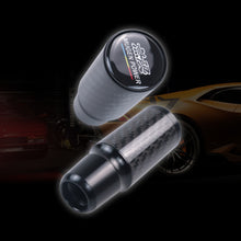Load image into Gallery viewer, Brand New Universal Mugen Black Real Carbon Fiber Racing Gear Stick Shift Knob For MT Manual M12 M10 M8