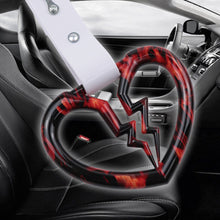 Load image into Gallery viewer, Brand New Broken Heart White JDM TSURIKAWA Ring Subway Train Bus Handle Strap Charm Drift