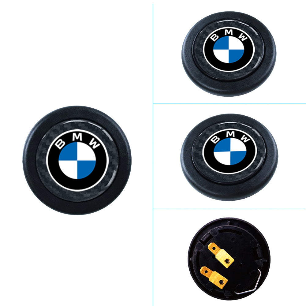 Brand New Universal BMW Car Horn Button Black Steering Wheel Horn Button Center Cap