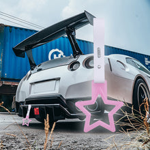 Load image into Gallery viewer, Brand New Star Pink Glows In The Dark JDM TSURIKAWA Subway Bus Handle Strap Charm Drift
