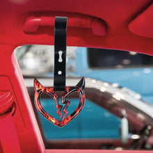 Load image into Gallery viewer, Brand New Devil Demon Broken Heart Black JDM TSURIKAWA Ring Subway Train Bus Handle Strap Charm Drift