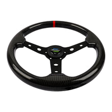 Load image into Gallery viewer, Brand New 350mm 14&quot; Universal JDM SPOON SPORTS Black Real Carbon Fiber Steering Wheel