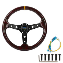 Load image into Gallery viewer, Brand New 350mm 14&quot; Universal JDM SPOON SPORTS Red Real Carbon Fiber Steering Wheel