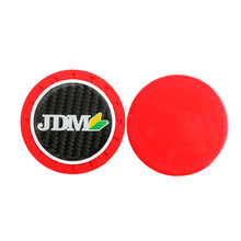 Load image into Gallery viewer, Brand New 2PCS JDM Real Carbon Fiber Car Cup Holder Pad Water Cup Slot Non-Slip Mat Universal