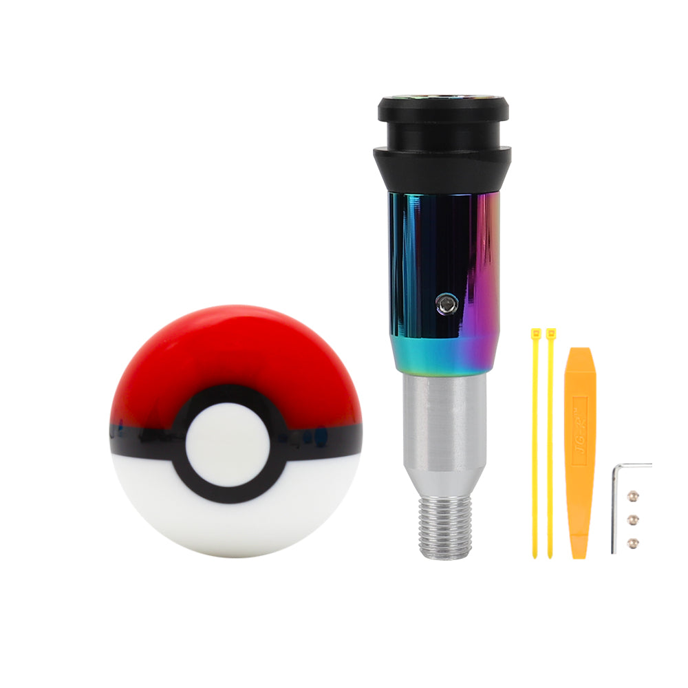 Brand New Universal Pokemon Pokeball Round Ball Shift Knob Automatic Car Gear Shifter