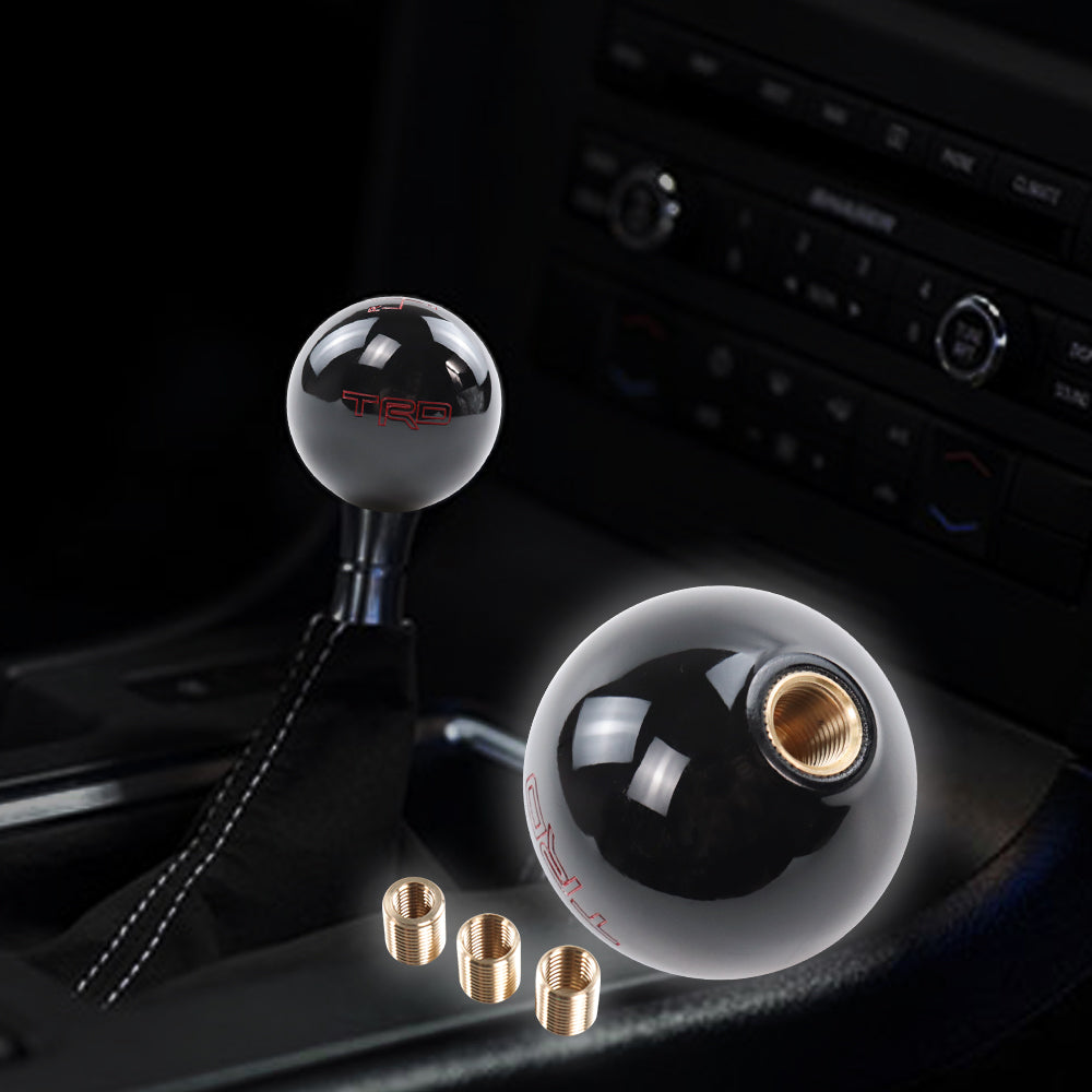 Brand New TRD Black Ball Round Shift knob 6 Speed For TOYOTA