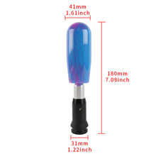 Load image into Gallery viewer, Brand New Universal JDM Blue 10CM Marble Style Stick Automatic Transmission Racing Gear Shift Knob