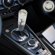 Load image into Gallery viewer, Brand New 1PCS Universal 20CM JDM Clear White Real Flowers Manual Car Black Base Racing Stick Shift Knob M8 M10 M12