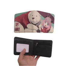 Load image into Gallery viewer, Brand New Unisex SPY X Family Anya Forger Anime Purse Short Bifold Fashion Leather Wallet