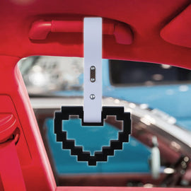 Brand New Minecraft Heart Black Handle JDM TSURIKAWA Ring Subway Train Bus Handle Strap Charm Drift