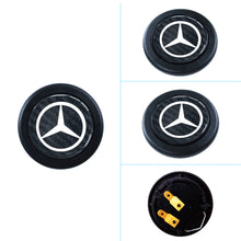 Load image into Gallery viewer, Brand New Universal Mercedes Benz Car Horn Button Black Steering Wheel Horn Button Center Cap