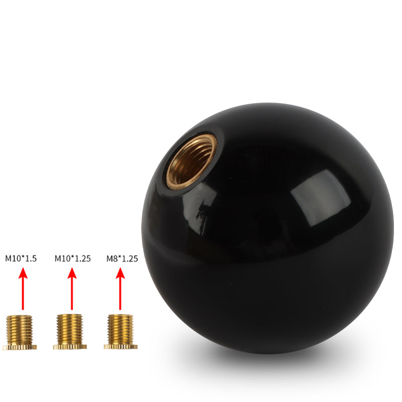 BRAND NEW JDM Ghost Smile Face Ball Black Manual Gear Stick Shift Knob Shifter Universal M8 M10 M12
