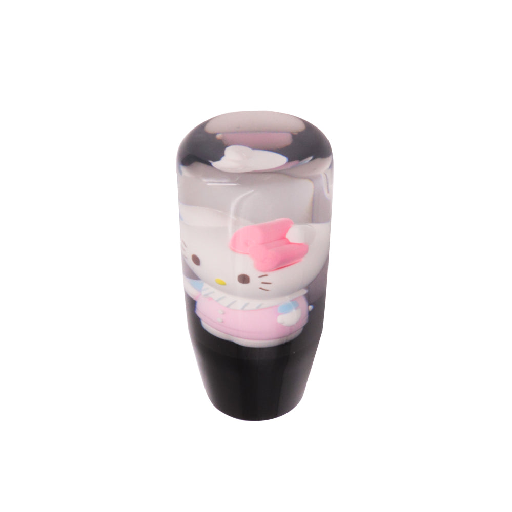 Brand New Universal Hello Kitty Character Crystal Clear Stick Car Manual Gear Shift Knob Shifter Lever Cover