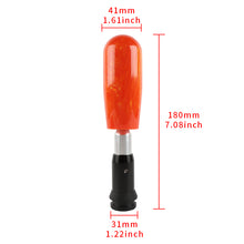 Load image into Gallery viewer, Brand New Universal JDM Red 10CM Marble Style Stick Automatic Transmission Racing Gear Shift Knob