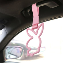 Load image into Gallery viewer, Brand New Playboy Bunny Shaped Pink JDM TSURIKAWA Subway Bus Pink Handle Strap Charm Drift