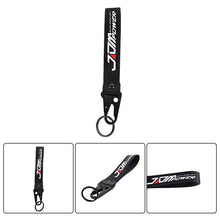 Load image into Gallery viewer, BRAND New JDM POWER Black Racing Keychain Metal key Ring Hook Strap Lanyard Universal