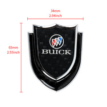 Load image into Gallery viewer, BRAND NEW BUICK 1PCS Metal Real Carbon Fiber VIP Luxury Car Emblem Badge Decals