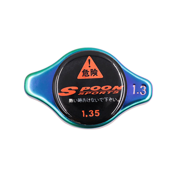 Brand New JDM 1.3bar 9mm Spoon Sports Neo-Chrome Racing Cap High Pressure Radiator Cap