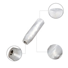 Load image into Gallery viewer, Brand New Universal White Pearl Long Stick Manual Car Gear Shift Knob Shifter M8 M10 M12