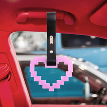 Load image into Gallery viewer, Brand New Minecraft Heart Purple (Glows in the Dark) JDM TSURIKAWA Ring Subway Train Bus Black Handle Strap Charm Drift