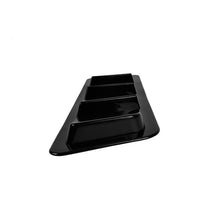 Load image into Gallery viewer, BRAND NEW UNIVERSAL 2PCS Glossy Black Car Hood Vent Scoop Louver Bonnet Vent Air Flow