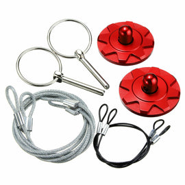 BRAND NEW CNC Universal Car Racing Sport Bonnet Hood Pin Lock Latch Appearance Kit