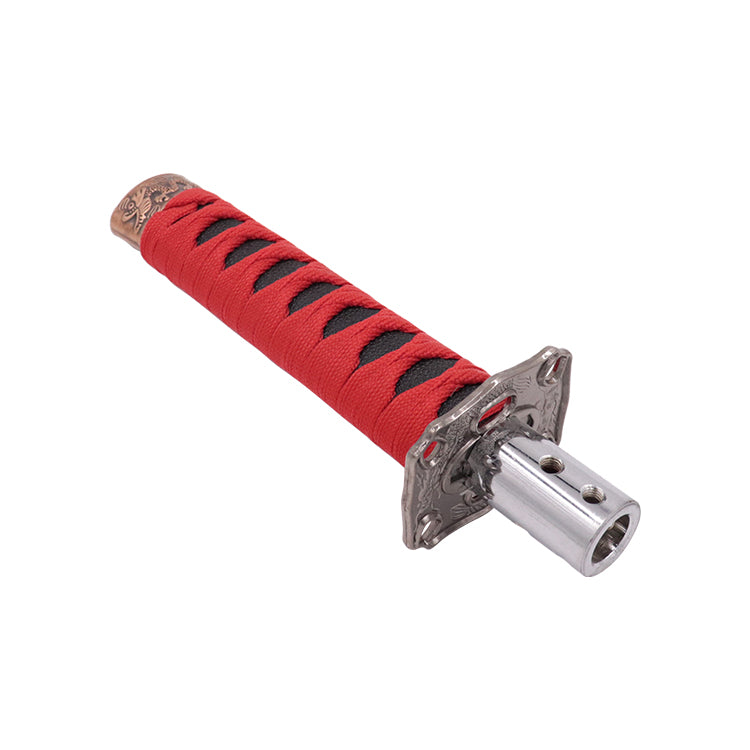 Brand New Universal Japanese Katana Samurai Sword Shift Gear Knob Lever Shifter Gear Metal Aluminum