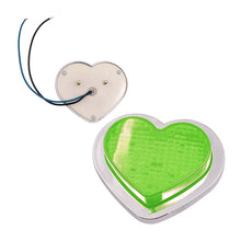 Load image into Gallery viewer, BRAND NEW 1PCS Green Heart Shaped Side Marker / Accessory / Led Light / Turn Signal