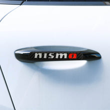 Load image into Gallery viewer, Brand New 4PCS Nismo Real Carbon Fiber Black Car Trunk Side Fenders Door Badge Scratch Guard Sticker