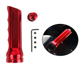 Brand New 1PCS Red Aluminum Car Handle Hand Brake Sleeve Universal Cover For Universal