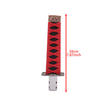 Load image into Gallery viewer, Brand New Universal Japanese Katana Samurai Sword Shift Gear Knob Lever Shifter Gear Metal Aluminum