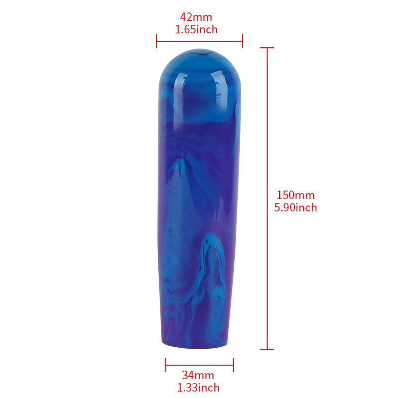 Brand New JDM Universal JDM Blue 15CM Marble Style Stick Manual Gear Shift Knob Shifter M8 M10 M12