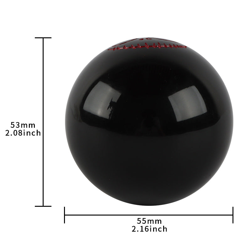 BRAND NEW JDM Ghost Smile Face Ball Black Manual Gear Stick Shift Knob Shifter Universal M8 M10 M12