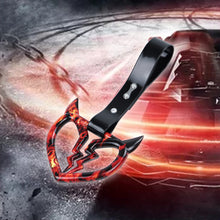 Load image into Gallery viewer, Brand New Devil Demon Broken Heart Black JDM TSURIKAWA Ring Subway Train Bus Handle Strap Charm Drift