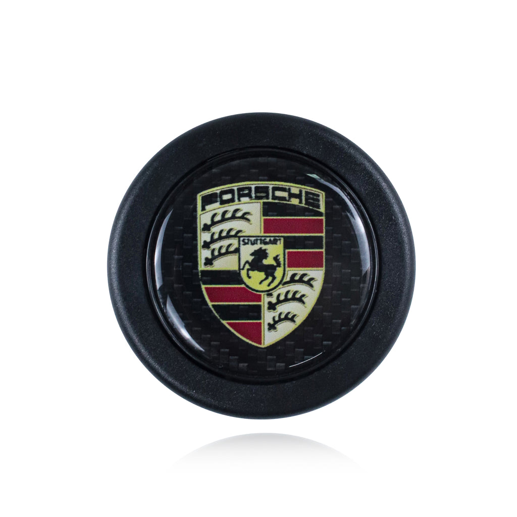 Brand New Universal Porsche Car Horn Button Black Steering Wheel Center Cap