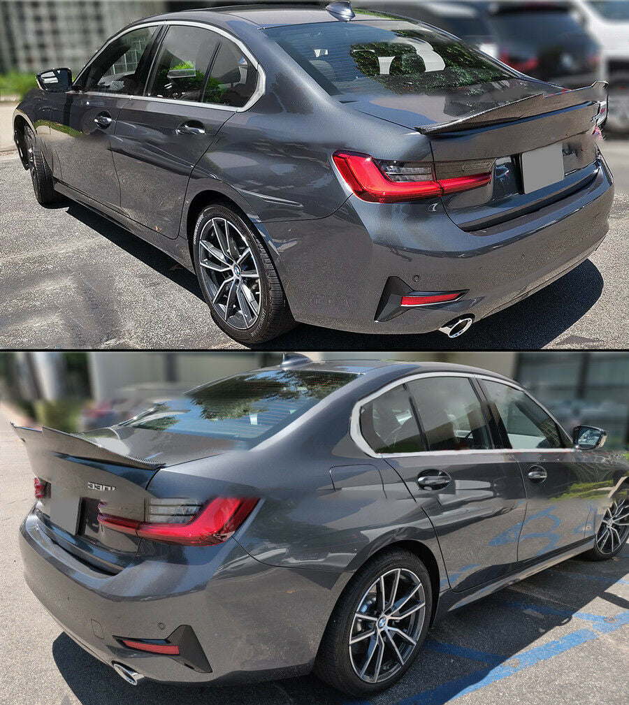 BRAND NEW 2019-2024 BMW 320i 330i M340i G20 PSM Type Real Carbon Fiber Rear Trunk Spoiler