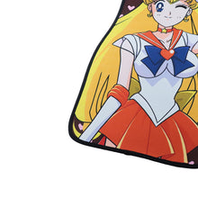 Load image into Gallery viewer, Brand New 4PCS UNIVERSAL ANIME SAILOR VENUS Racing Fabric Car Floor Mats Interior Carpets