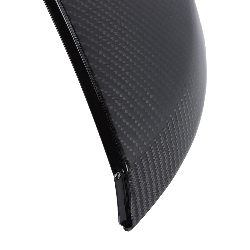 Brand New Audi RS3 2017-2021 Real Carbon Fiber Side View Mirror Cover Replacement Caps Fits Without Lane Assist