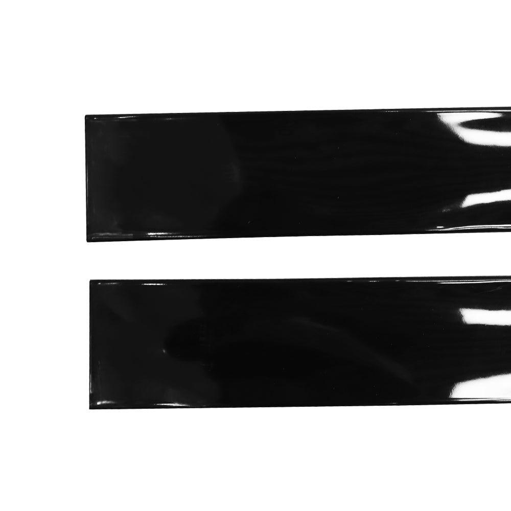 Brand New 4PCS Universal Car Side Skirt Extension Rocker Panel Body Lip Splitters Black
