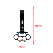 Load image into Gallery viewer, Brand New Knuckle Neo-Chrome JDM TSURIKAWA Ring Subway Train Bus Handle Strap Charm Drift