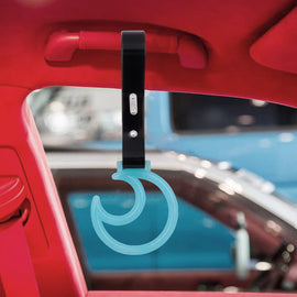 Brand New Moon Teal Glows in Dark JDM TSURIKAWA Ring Subway Train Bus Handle Strap Charm Drift