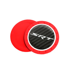Load image into Gallery viewer, Brand New 2PCS SRT Real Carbon Fiber Car Cup Holder Pad Water Cup Slot Non-Slip Mat Universal