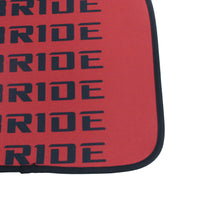 Load image into Gallery viewer, Brand New 4PCS UNIVERSAL BRIDE RED/BLACK Racing Fabric Car Floor Mats Interior Carpets
