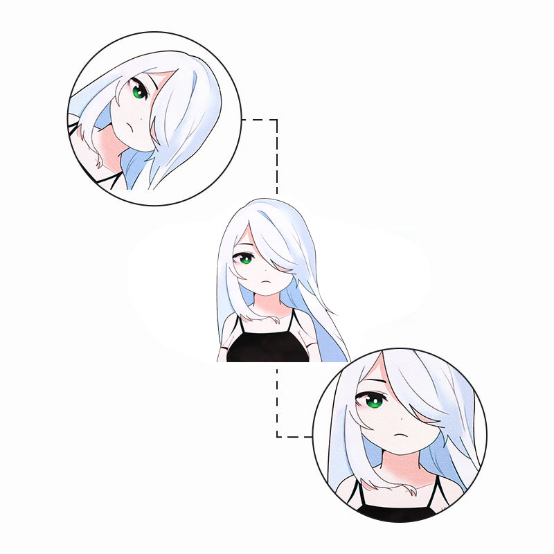 BRAND NEW UNIVERSAL A2 YoRHa No.2 Type A Anime Decal Stickers Peekers Vinyl