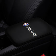Load image into Gallery viewer, BRAND NEW UNIVERSAL Mustang Car Center Console Armrest Cushion Mat Pad Cover Embroidery