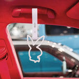 Brand New Playboy Bunny Shaped White JDM TSURIKAWA Subway Bus Handle Strap Charm Drift