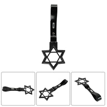 Load image into Gallery viewer, Brand New Hexagram Shaped Black JDM TSURIKAWA Subway Bus Black Handle Strap Charm Drift