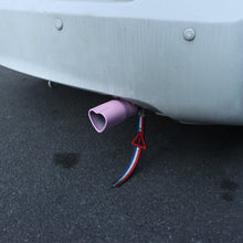 Load image into Gallery viewer, Brand New Universal Pink Heart Shaped Stainless Steel Car Exhaust Pipe Muffler Tip Trim Staight