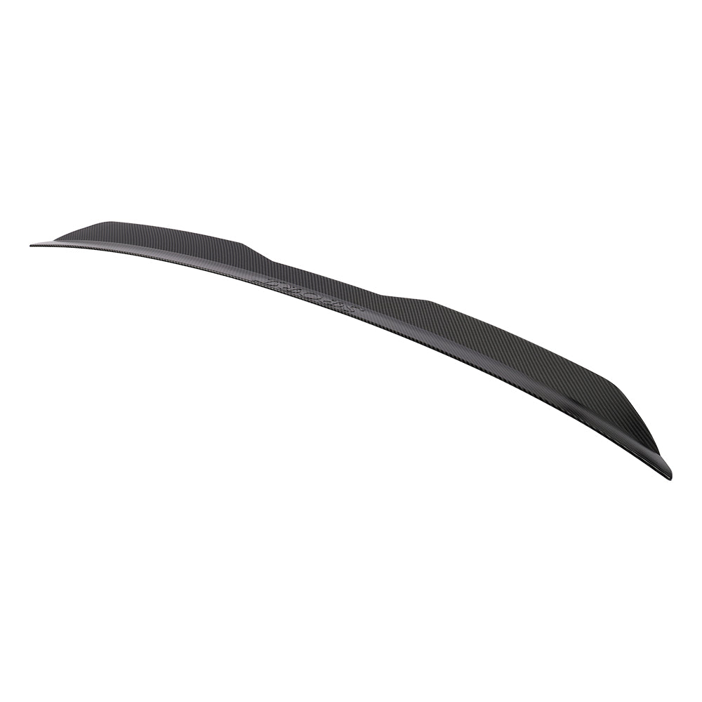 Brand New Car Rear Trunk Wing Spoiler ABS Carbon Fiber Look Modified Lip Universal Fit