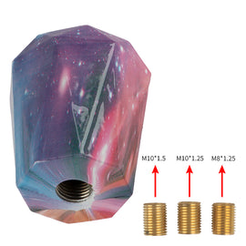 BRAND NEW JDM 60mm Universal Diamond Star Galaxy Aluminum Manual Gear Stick Shift Knob Shifter M8 M10 M12